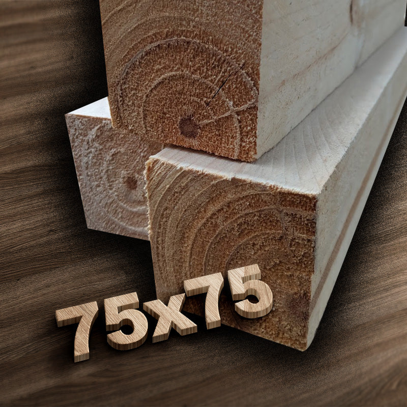 Non Structural Pine 75x75